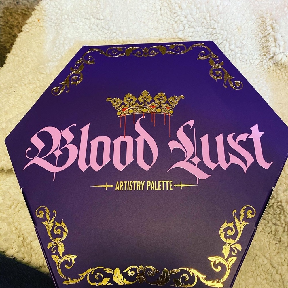 Brand new in box jeffree star blood lust palette